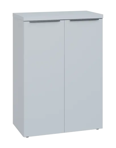 SIN 3 - 8D kancelářská skříň, 2-dveřová, 1120x800x400, bílá